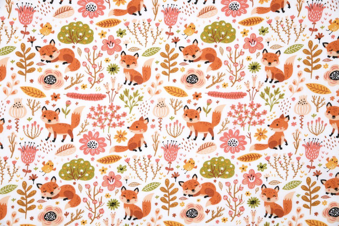 Renard dans la forêt roux