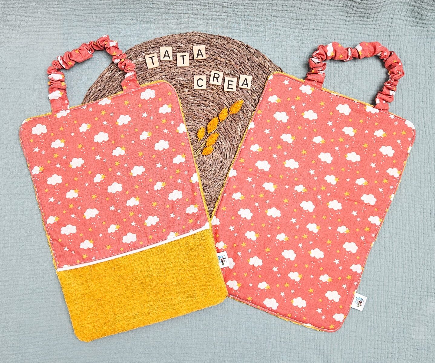 Serviettes élastiquées